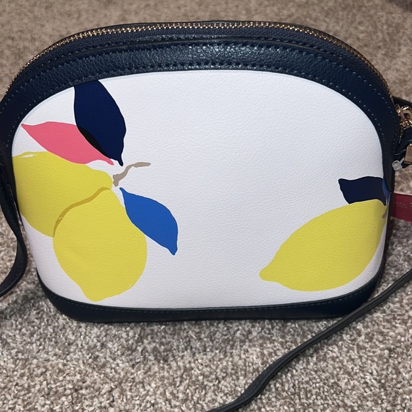 NWT Kate Spade Lemon Zest Dome Bag with Matching Micro Trifold Wallet - Picture 3 of 10